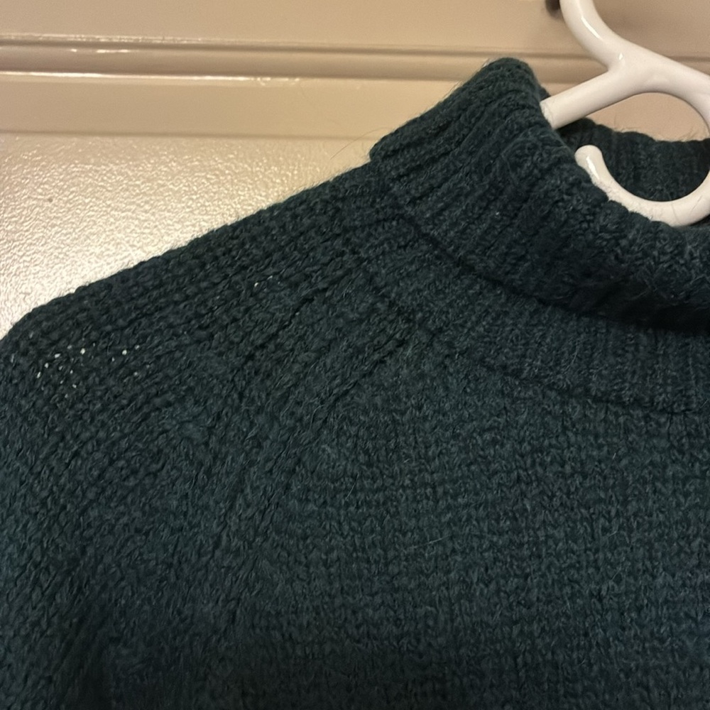 Babaton/Aritzia Dark Green Turtleneck Sweater Size XXS - Picture 5 of 6